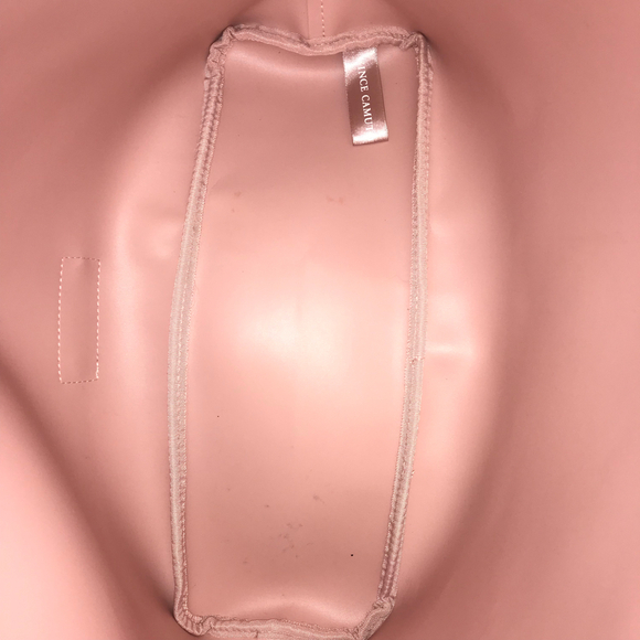 Vince Camuto Large PVC Pink Tote. 19 x 13 - Picture 7 of 9